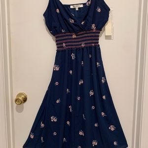 NWT Blue floral sundress